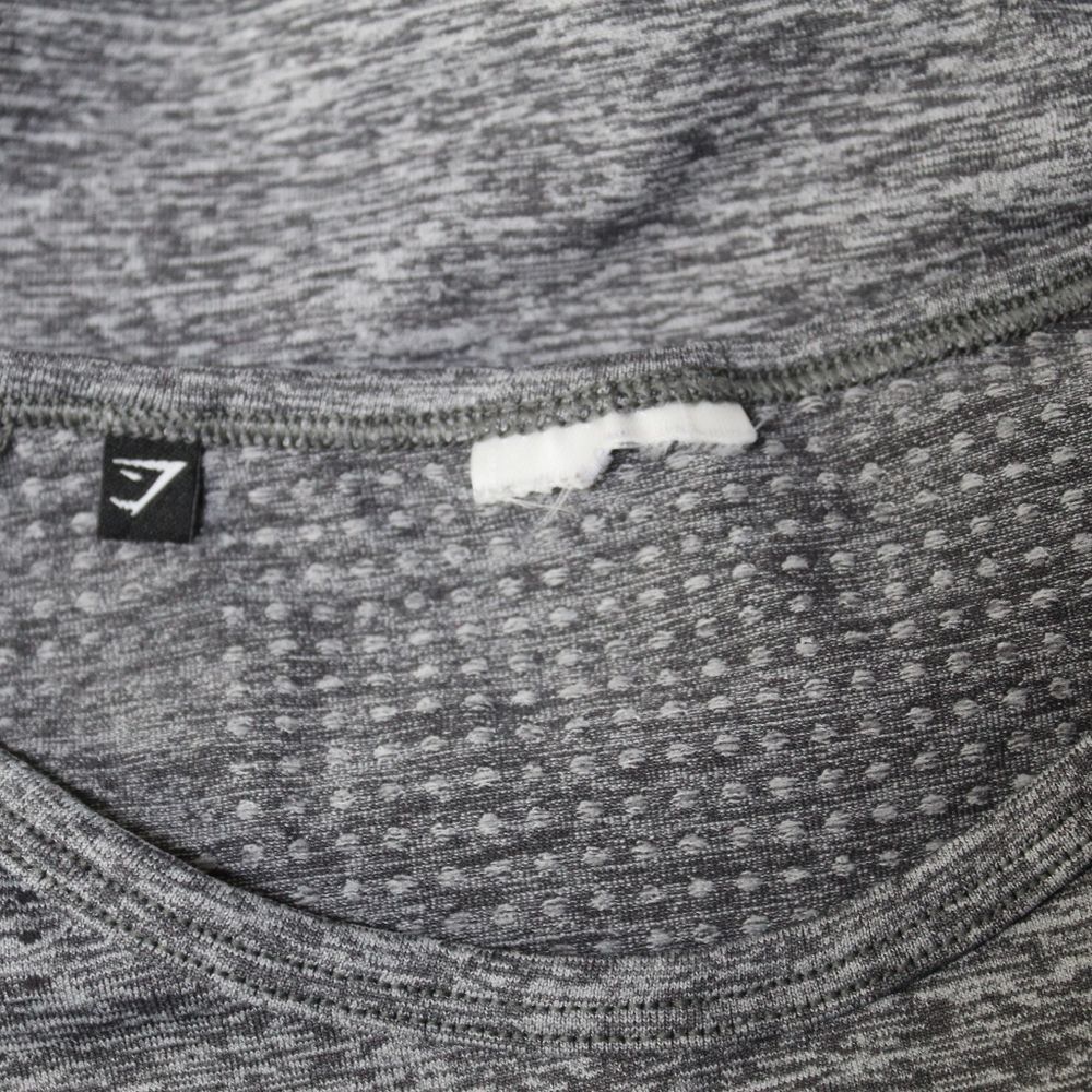 Gym shark cropped long sleeve top small